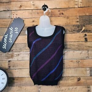 Abvien women's vintage 80's/90's sweater vest size small